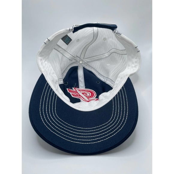 Grand Forks Hockey Cap Strapback Hat One Size Blue White Red - Picture 4 of 4